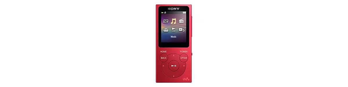 Sony Walkman NW-E394 - Digital Player - 8 GB - Rot