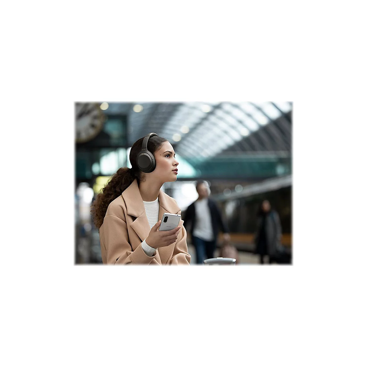 Sony WH-1000XM4 - Kopfhörer mit Mikrofon - ohrumschließend - Bluetooth - kabellos, kabelgebunden - NFC