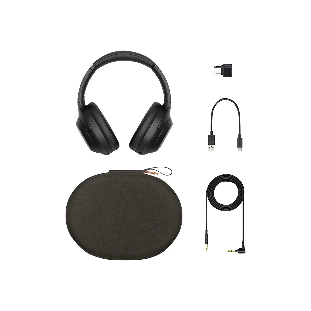Sony WH-1000XM4 - Kopfhörer mit Mikrofon - ohrumschließend - Bluetooth - kabellos, kabelgebunden - NFC