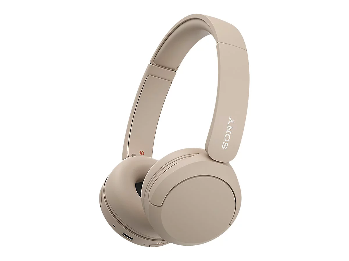 Sony WH-CH520 - Kopfhörer mit Mikrofon - On-Ear - Bluetooth - kabellos - beige
