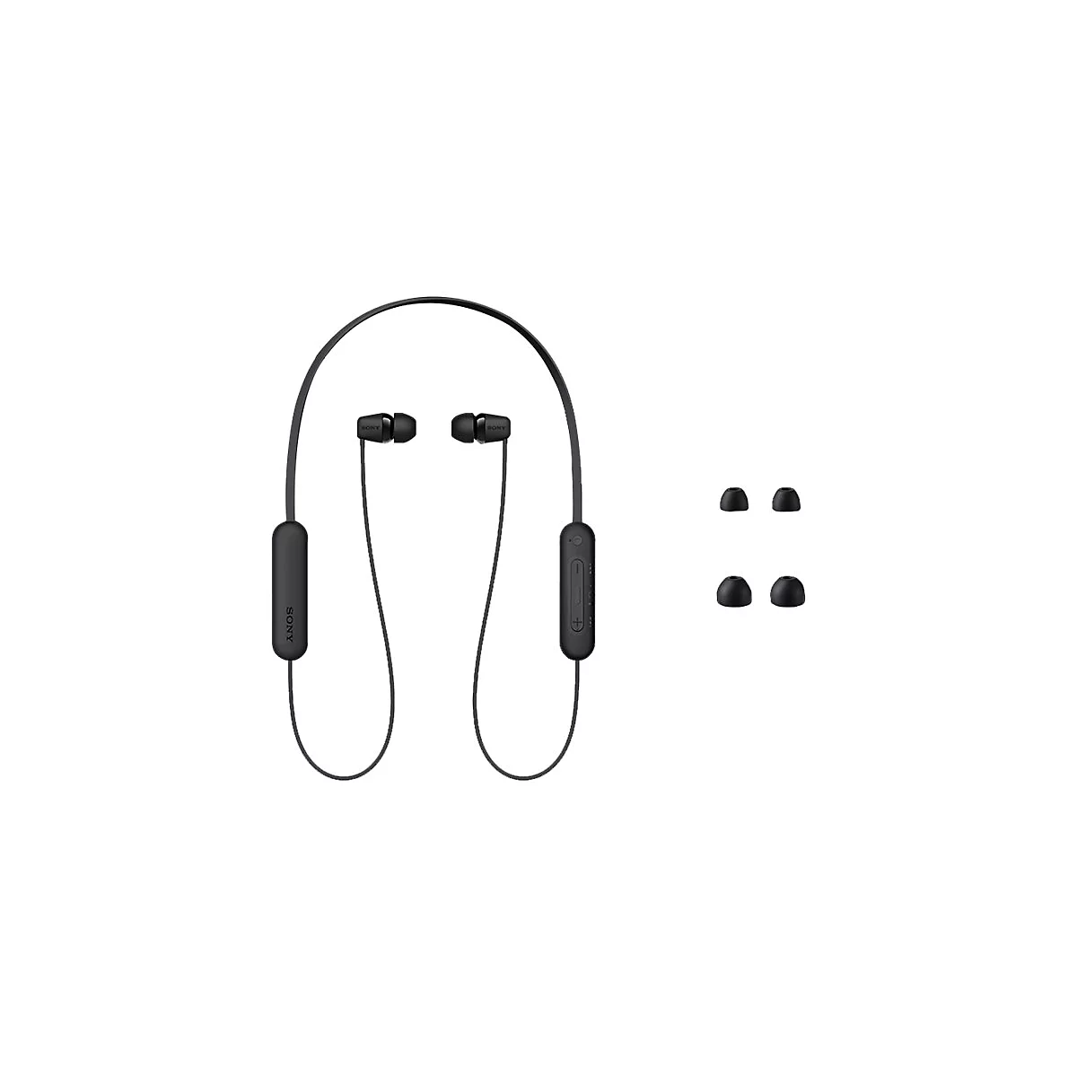 Sony WI-C100 - Ohrhörer mit Mikrofon - im Ohr - Nackenbügel - Bluetooth - kabellos