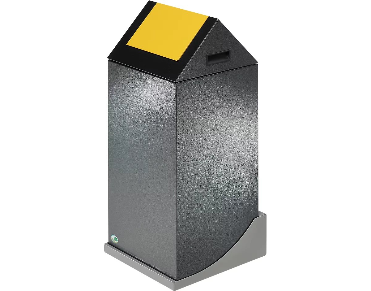 Soporte de pared VAR, para colectores de residuos reciclables con una base de 320 x 320 mm, 1 compartimento