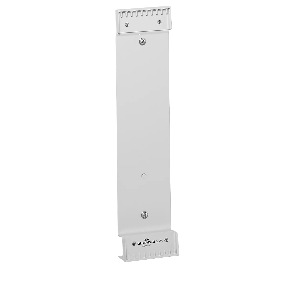 Soporte metálico de pared (sin tablas) de Durable para 10 tablas