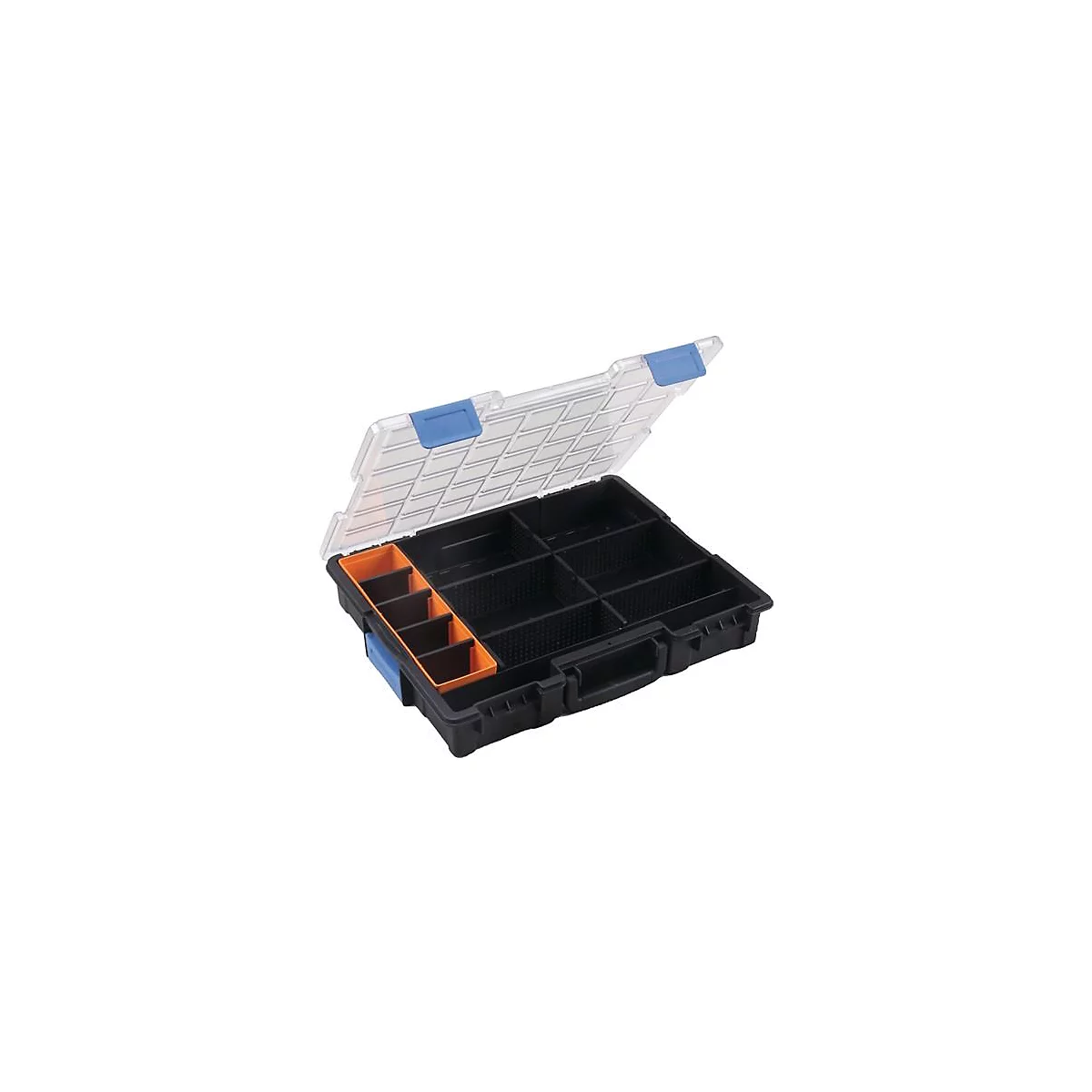 Sortimentskasten Euro Plus Pro B440xT355xH76mm 12 Fächer 10 Trennstege