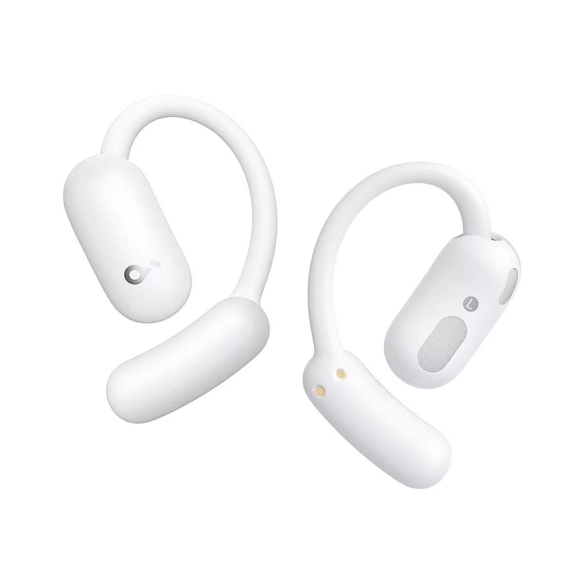 Soundcore AeroFit 2 - True Wireless-Kopfhörer mit Mikrofon - offenes Ohr - über dem Ohr angebracht - Bluetooth - weiß