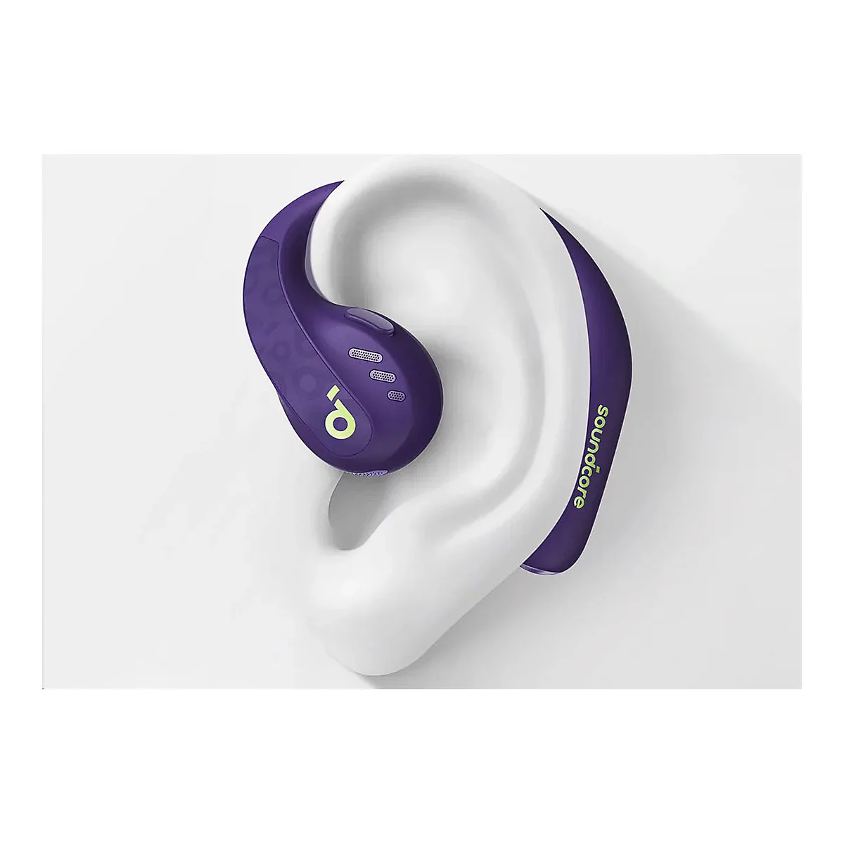 Soundcore AeroFit Pro - True Wireless-Kopfhörer mit Mikrofon - offenes Ohr - über dem Ohr angebracht - Bluetooth - Electric Purple