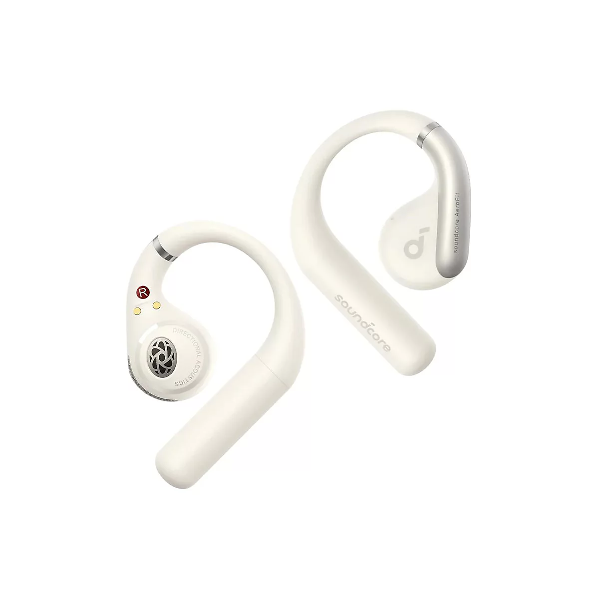 Soundcore AeroFit - True Wireless-Kopfhörer mit Mikrofon - offenes Ohr - über dem Ohr angebracht - Bluetooth - Calm White
