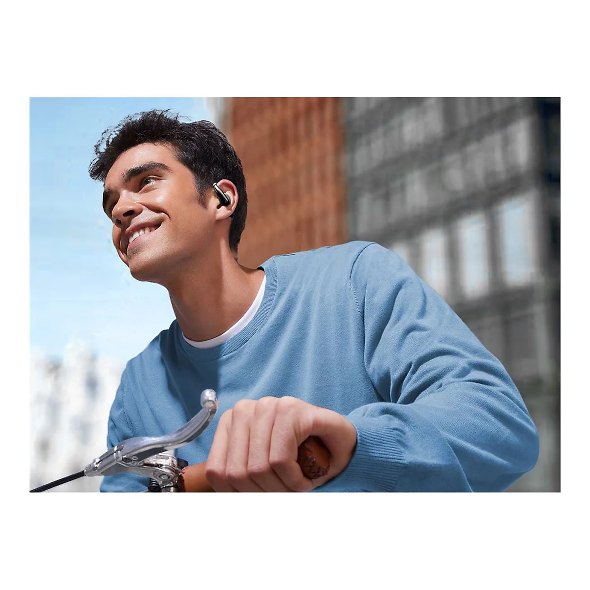 Soundcore AeroFit - True Wireless-Kopfhörer mit Mikrofon - offenes Ohr - über dem Ohr angebracht - Bluetooth - Schwarz