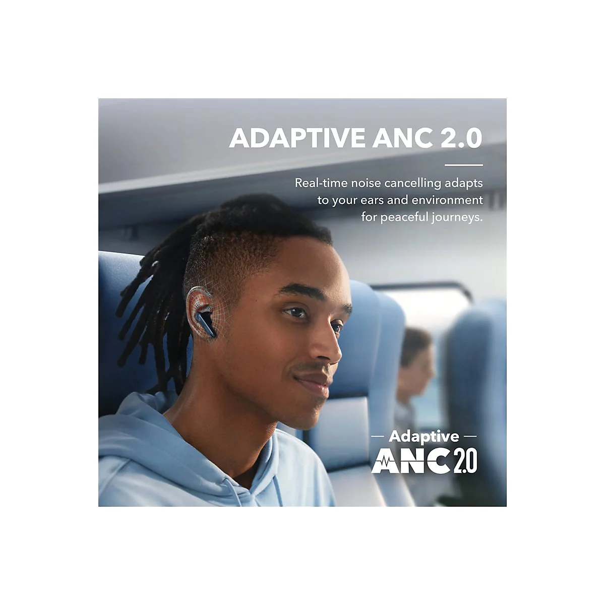 Soundcore Liberty 4 NC - True Wireless-Kopfhörer mit Mikrofon - im Ohr - Bluetooth - aktive Rauschunterdrückung - Marineblau