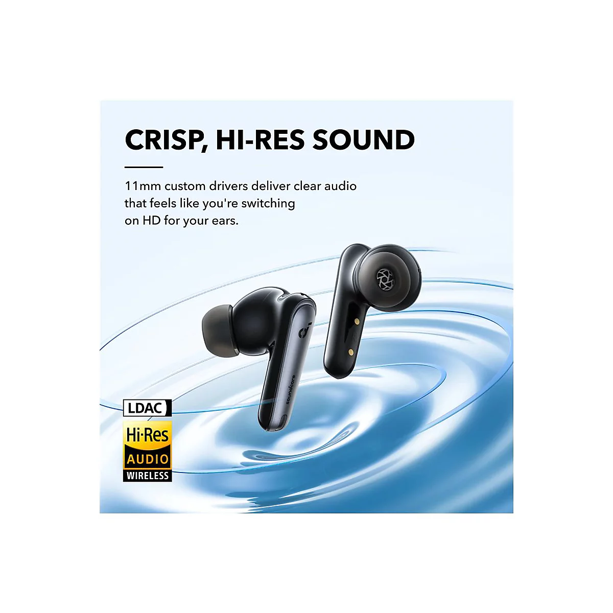 Soundcore Liberty 4 NC - True Wireless-Kopfhörer mit Mikrofon - im Ohr - Bluetooth - aktive Rauschunterdrückung - Velvet Black