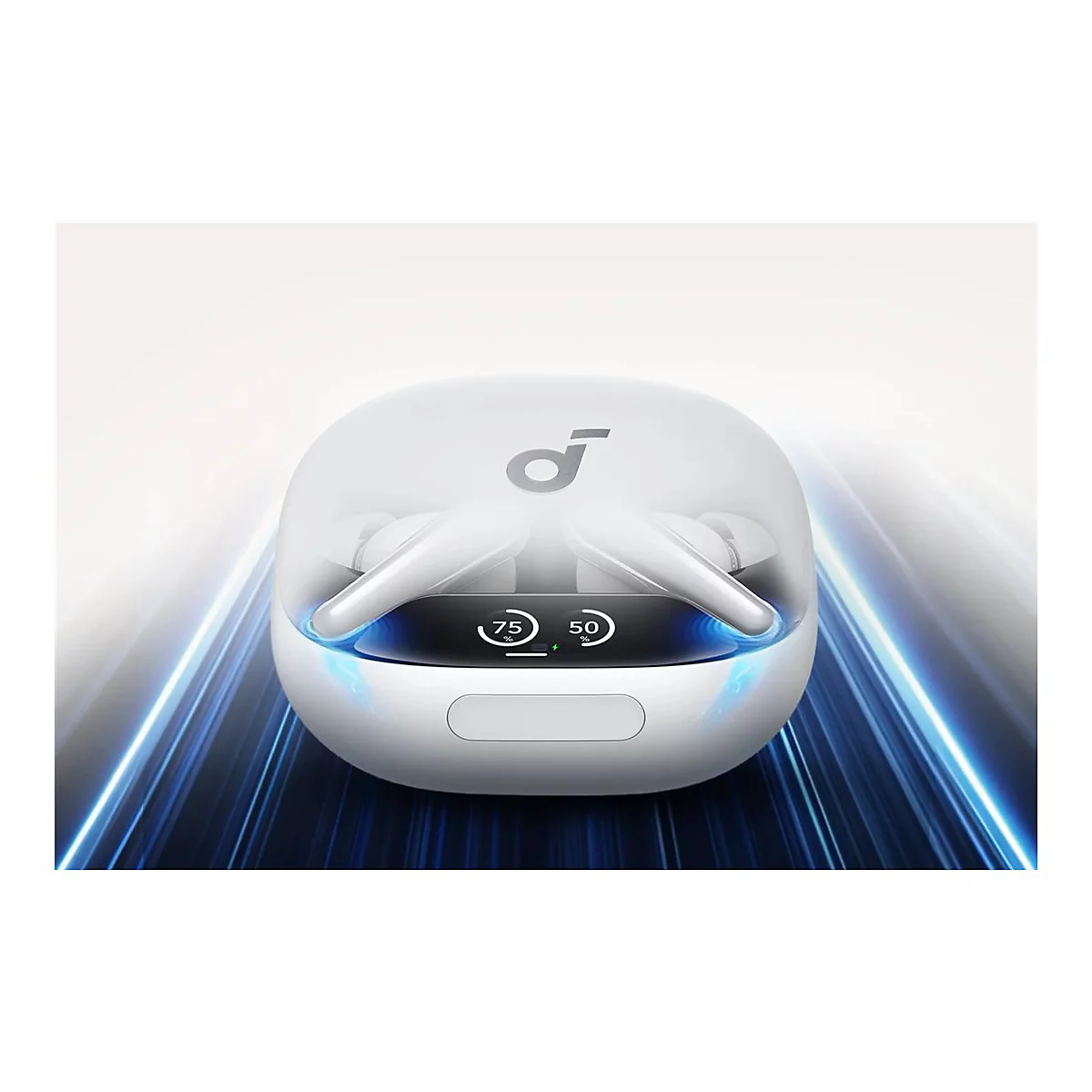Soundcore Liberty 4 Pro - True Wireless-Kopfhörer mit Mikrofon - im Ohr - Bluetooth - aktive Rauschunterdrückung - weiß
