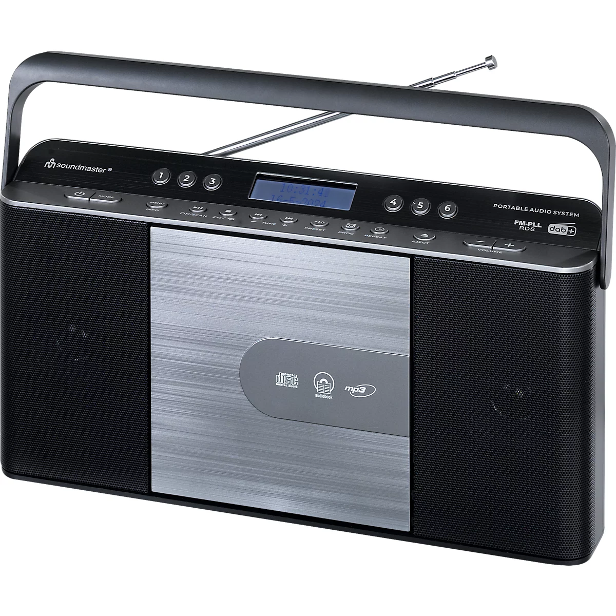 Soundmaster RCD1870SW Stereo DAB+UKW/CD/MP3 Kofferradio