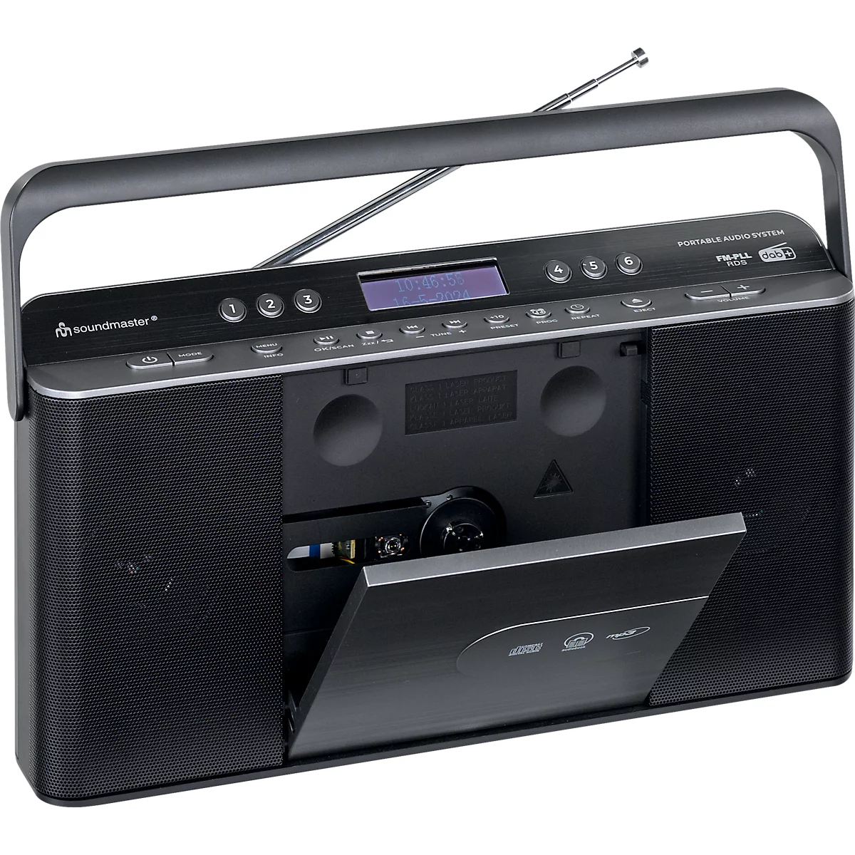Soundmaster RCD1870SW Stereo DAB+UKW/CD/MP3 Kofferradio