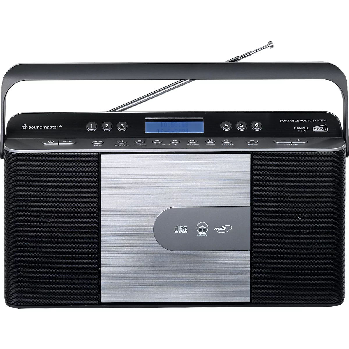 Soundmaster RCD1870SW Stereo DAB+UKW/CD/MP3 Kofferradio