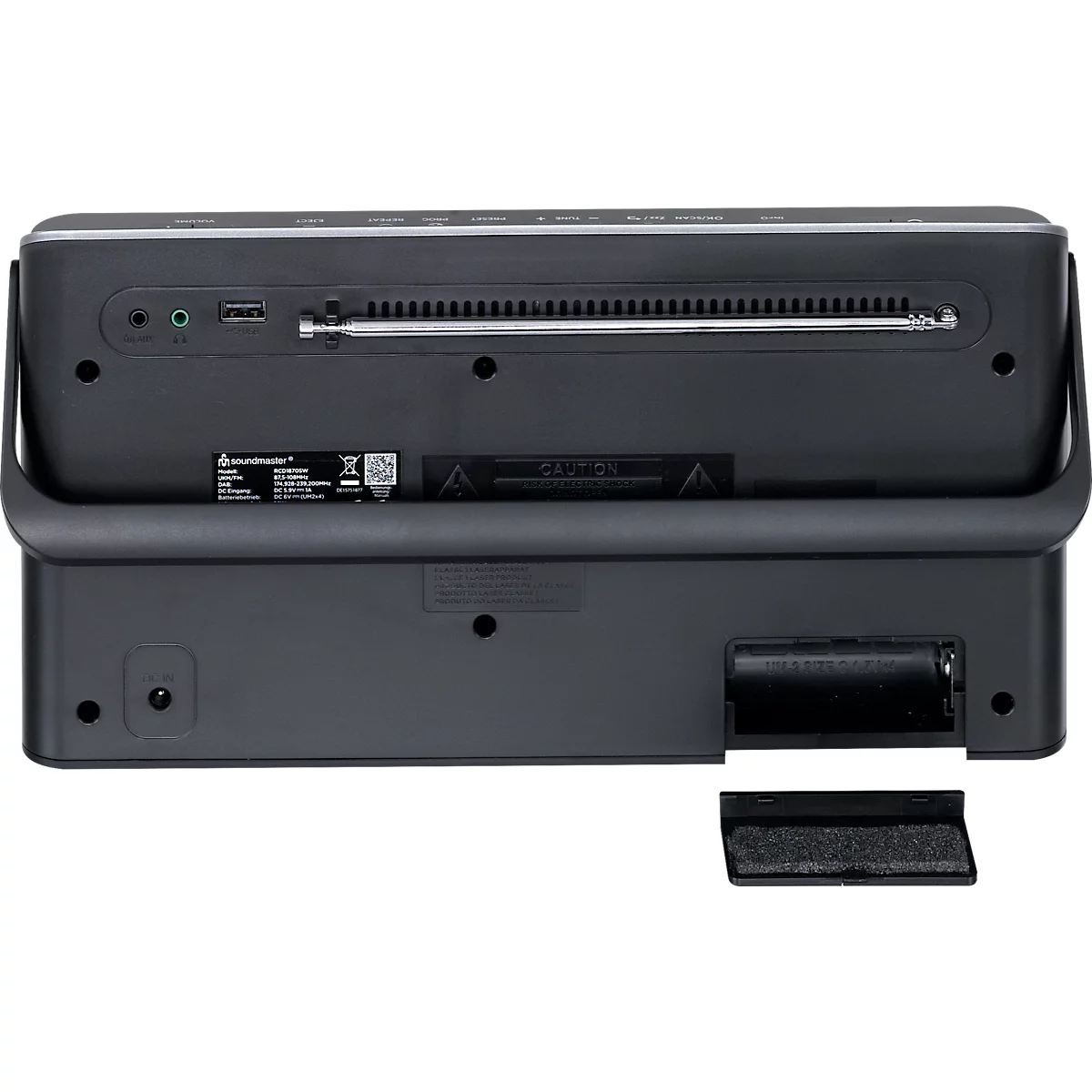Soundmaster RCD1870SW Stereo DAB+UKW/CD/MP3 Kofferradio