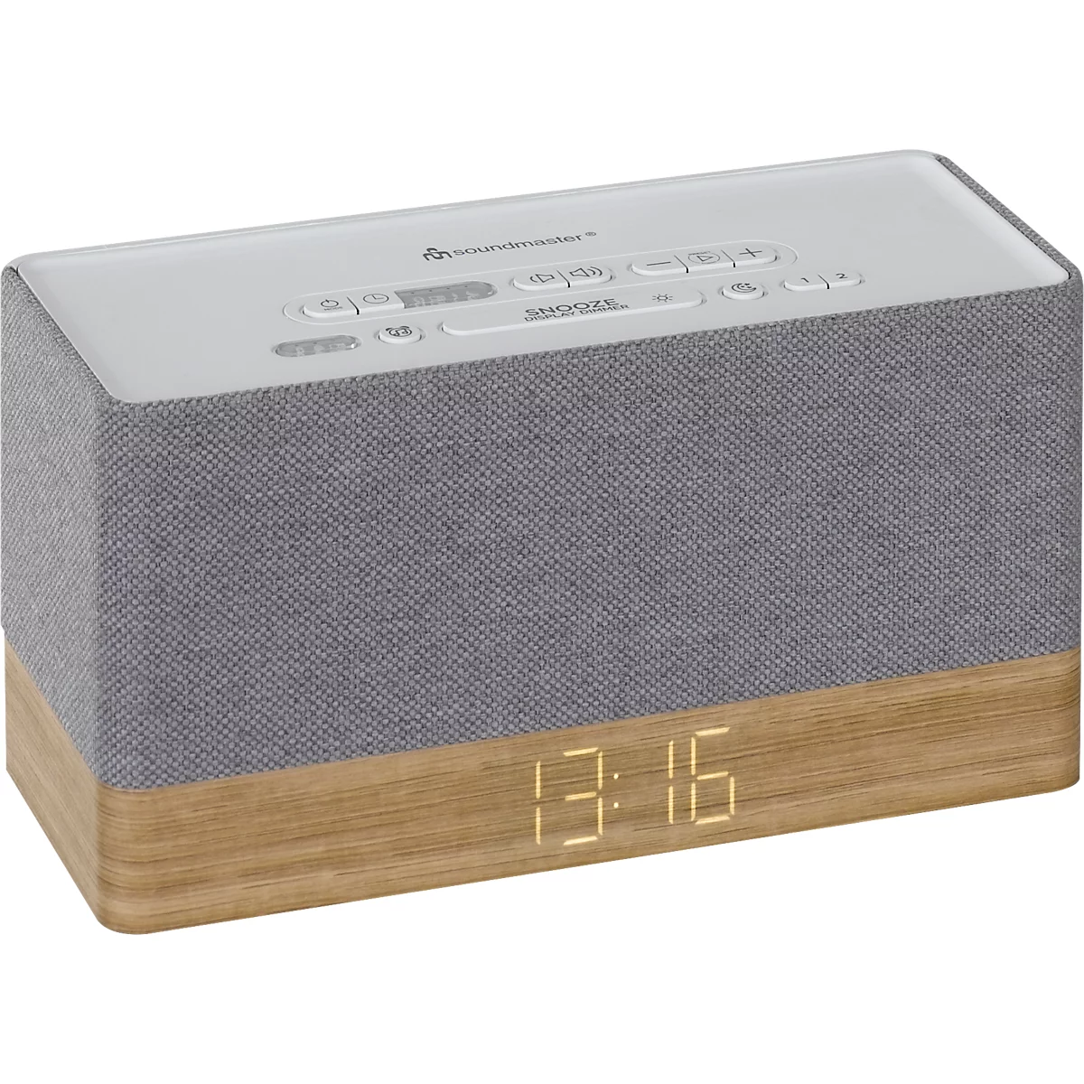 Soundmaster UR630WE, Soundmaster Bluetooth wekkerradio, houten toepassing