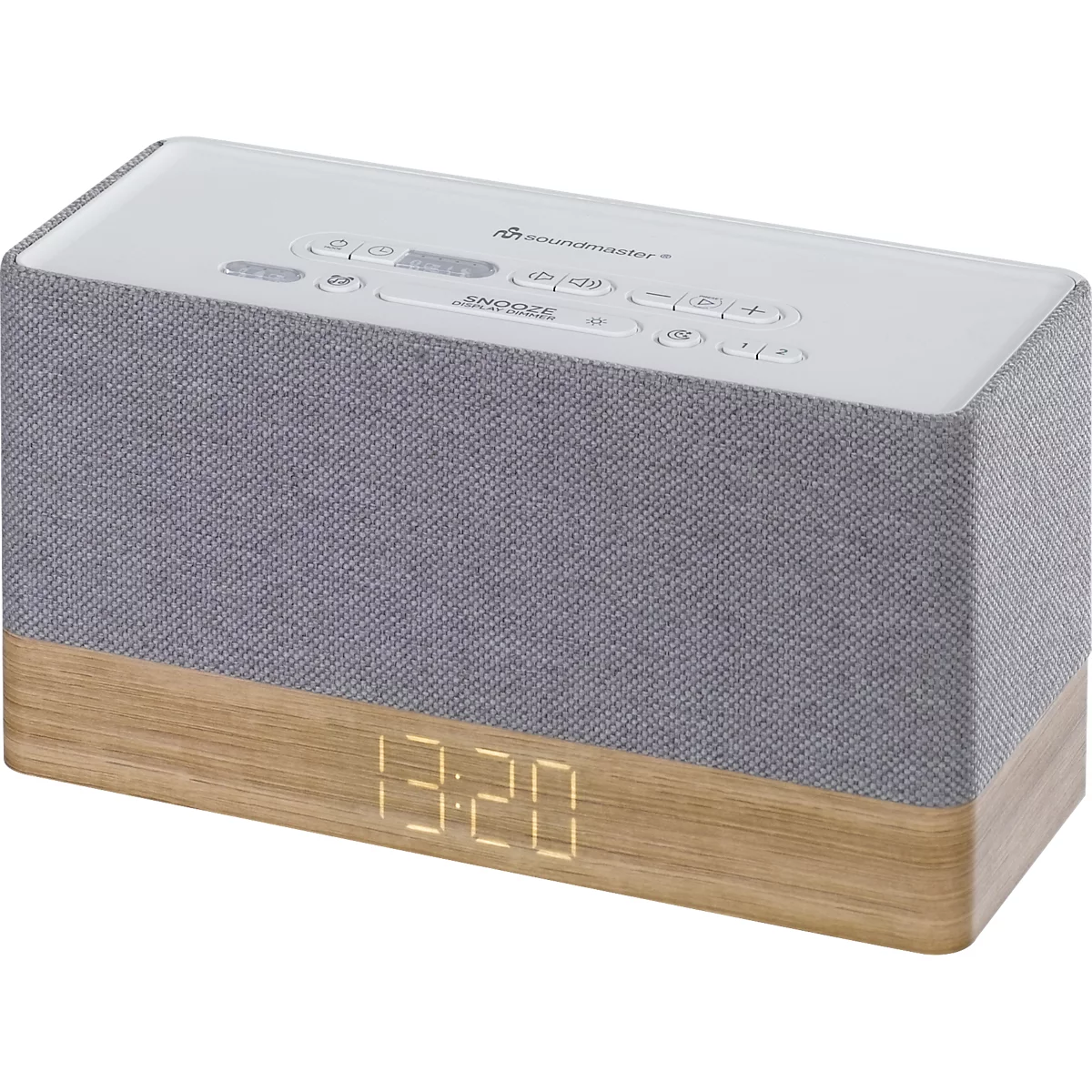 Soundmaster UR630WE, Soundmaster Bluetooth wekkerradio, houten toepassing