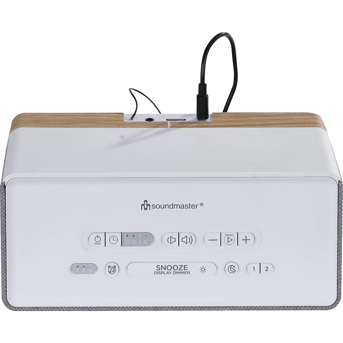 Soundmaster UR630WE, Soundmaster Bluetooth wekkerradio, houten toepassing