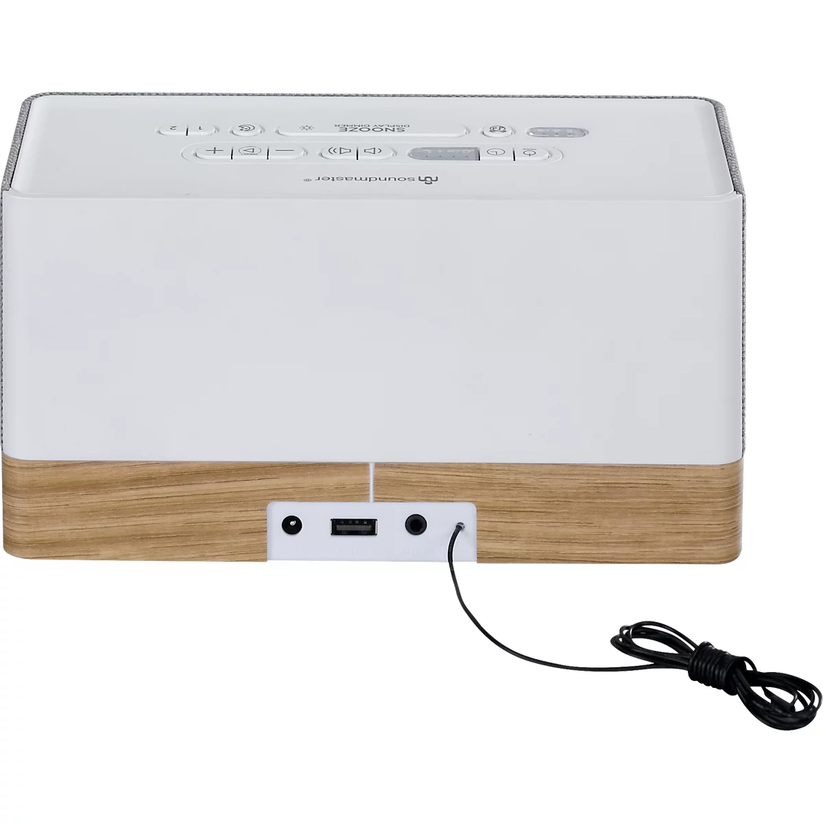 Soundmaster UR630WE, Soundmaster Bluetooth wekkerradio, houten toepassing