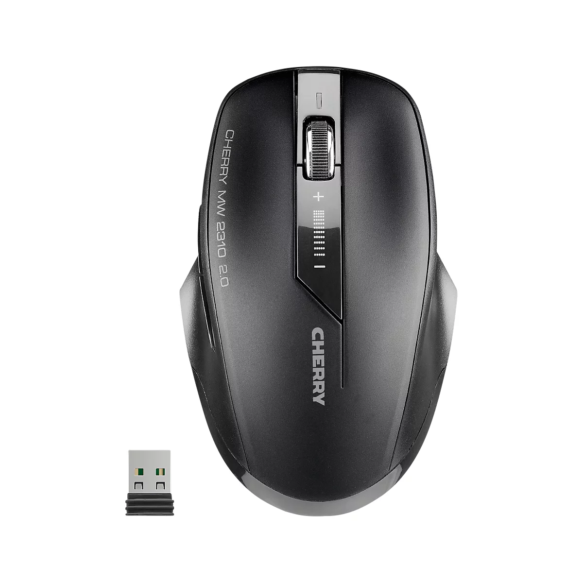 Souris sans fil MW 2310 2.0 Cherry, pour droitiers et gauchers, ergonomique, portée de 10 m, noir