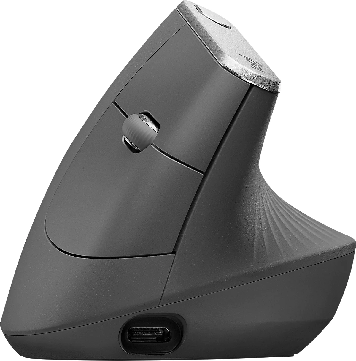 Souris verticale MX Logitech, optique, BT/câble, 6 touches, 4000 dpi,  ergonomique, gris graphite acheter à prix avantageux