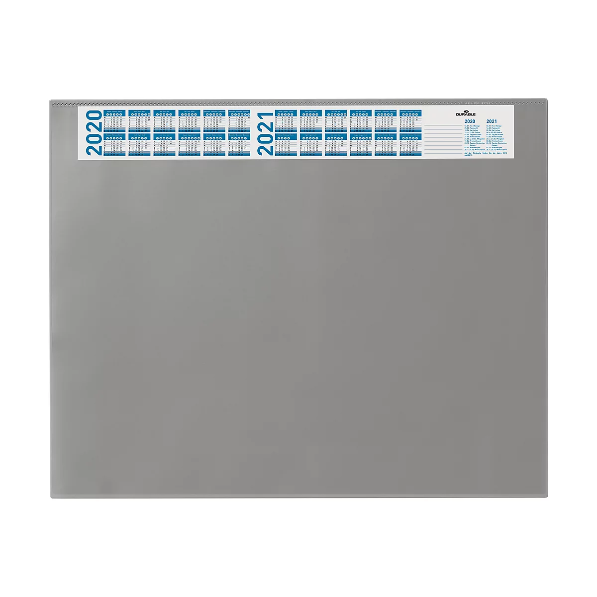Sous-main avec calendrier, gris