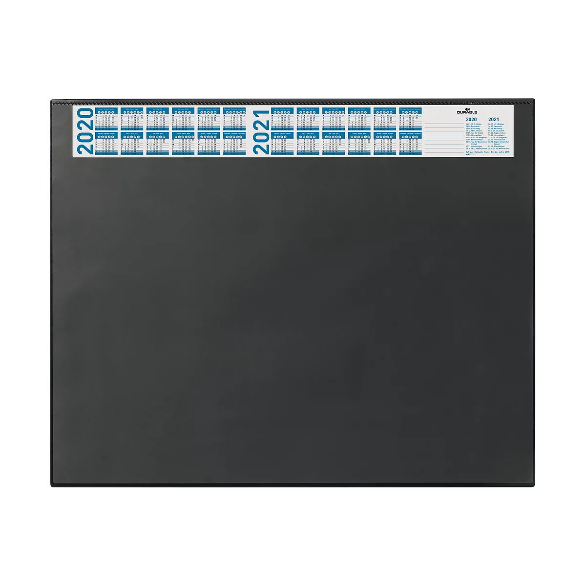 Sous-main avec calendrier, noir