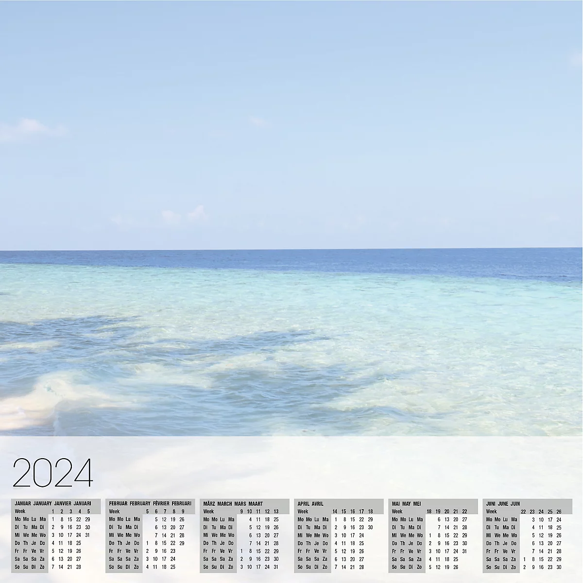 Sous-main « Beach » 30 feuilles 80 g/m²