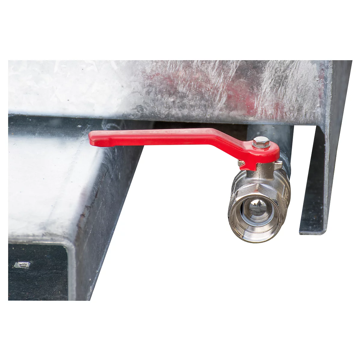 Spaanbak Bauer SMGU 230, olie- & waterdicht gelast, 230 l, gegalvaniseerd