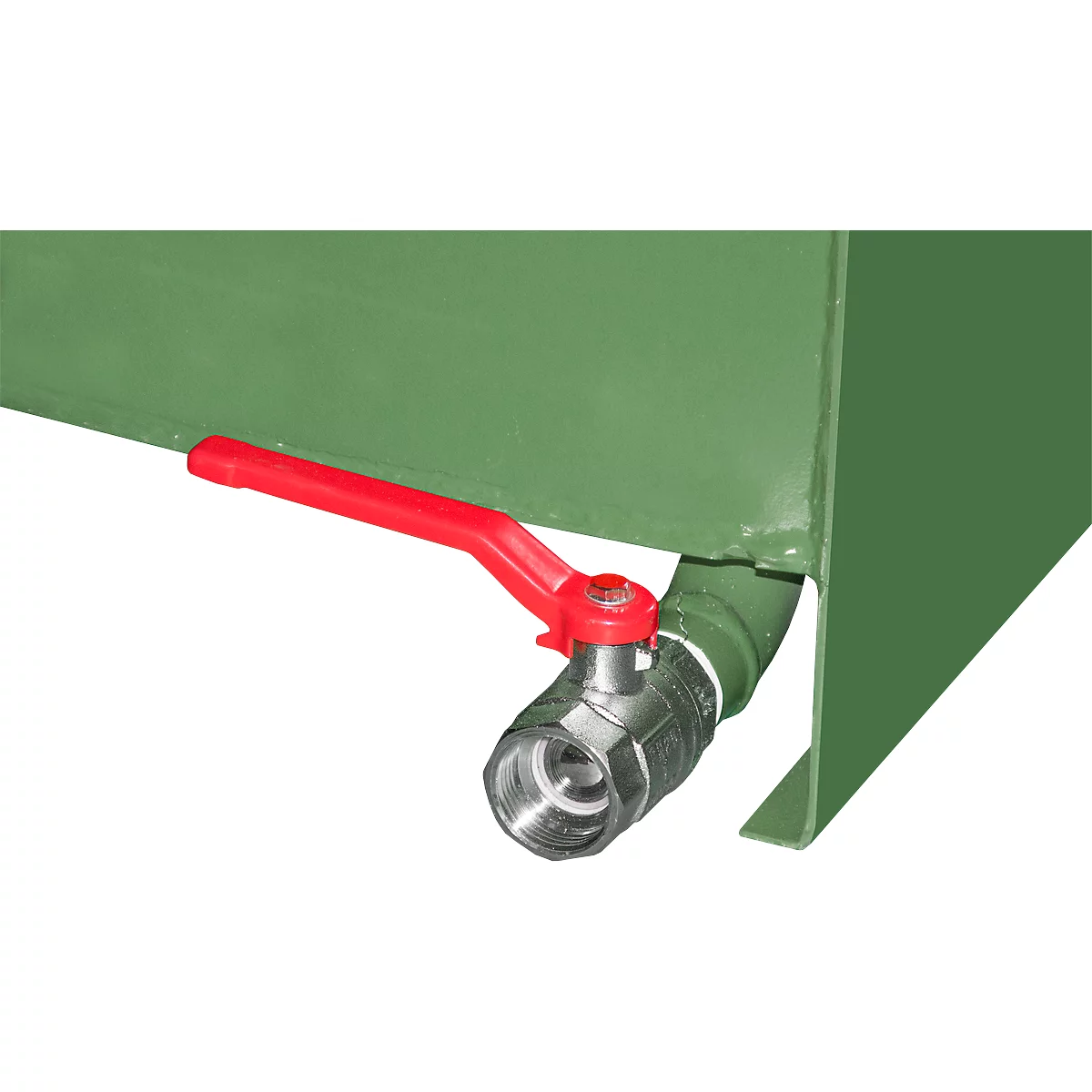 Spaanbak Bauer SMGU 230, olie- & waterdicht gelast, 230 l, groen