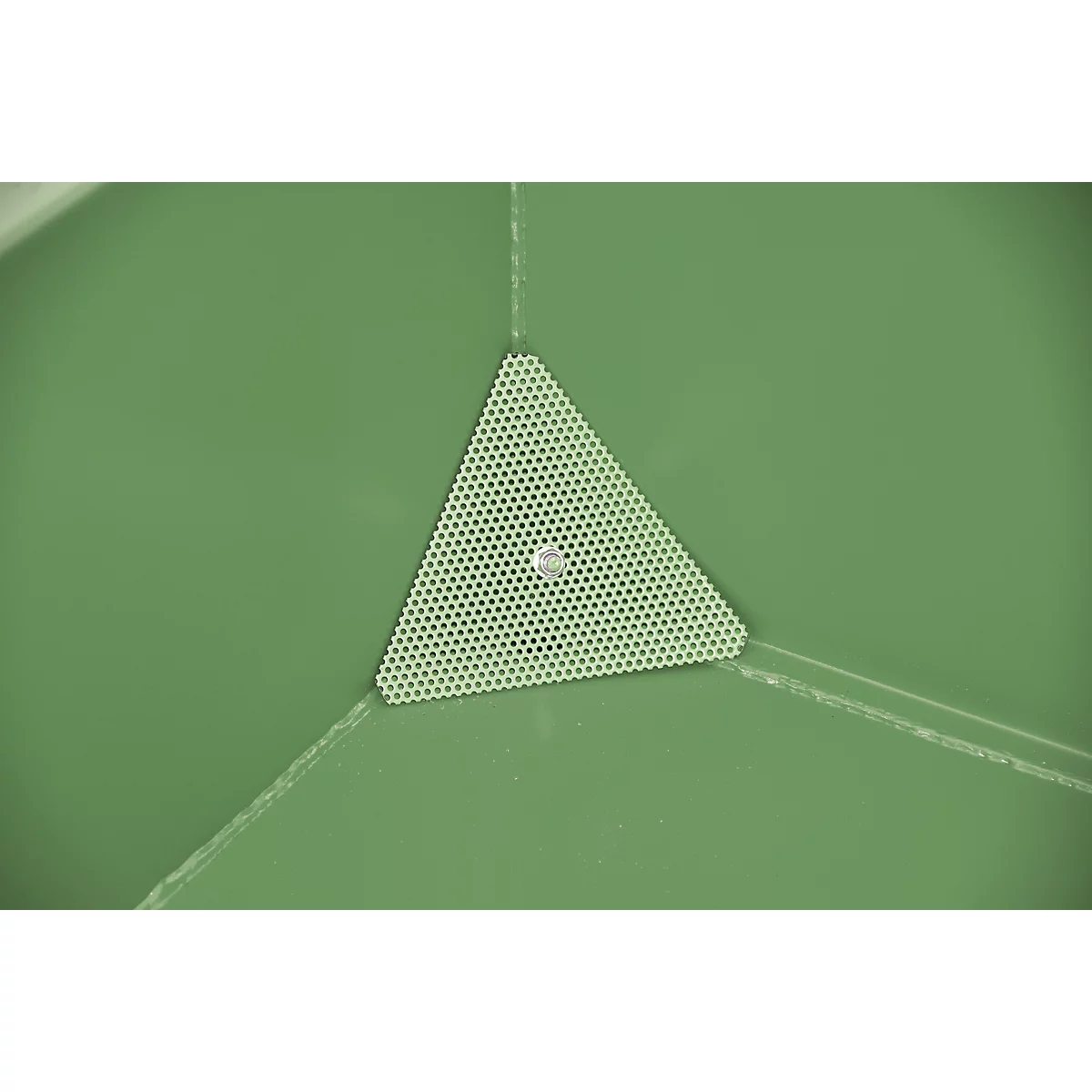 Spaanbak Bauer SMGU 230, olie- & waterdicht gelast, 230 l, groen