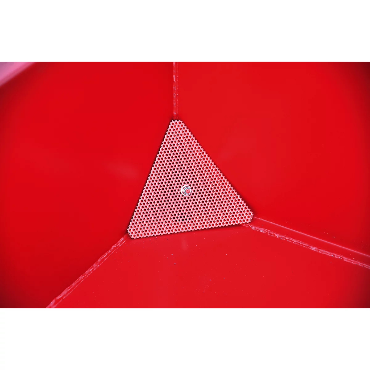 Spaanbak Bauer SMGU 230, olie- & waterdicht gelast, 230 l, rood