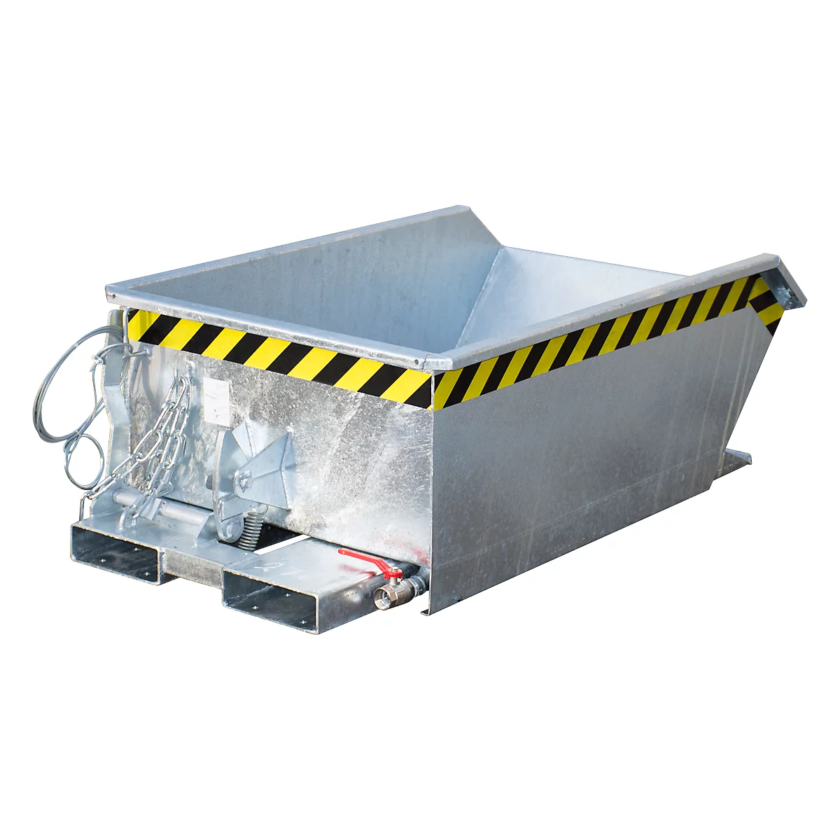 Spaanbak Bauer SMGU 270, olie- & waterdicht gelast, 270l, gegalvaniseerd