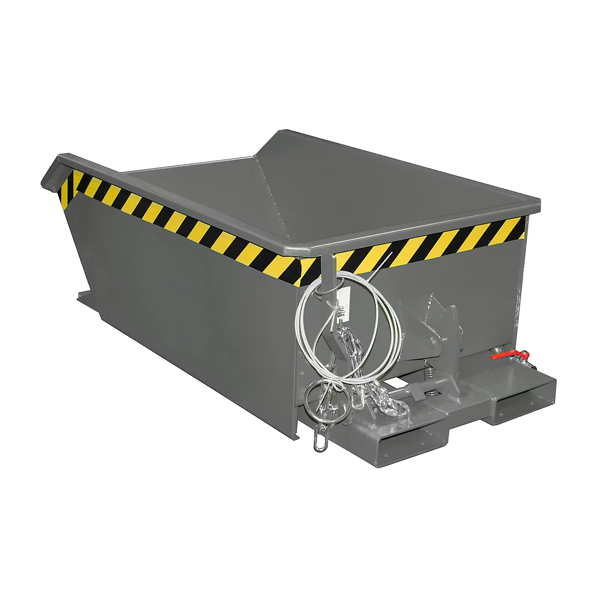 Spaanbak Bauer SMGU 270, olie- & waterdicht gelast, 270l, grijs