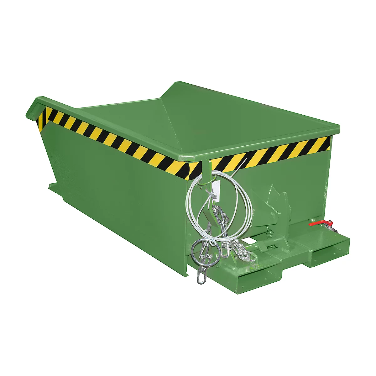 Spaanbak Bauer SMGU 270, olie- & waterdicht gelast, 270l, groen