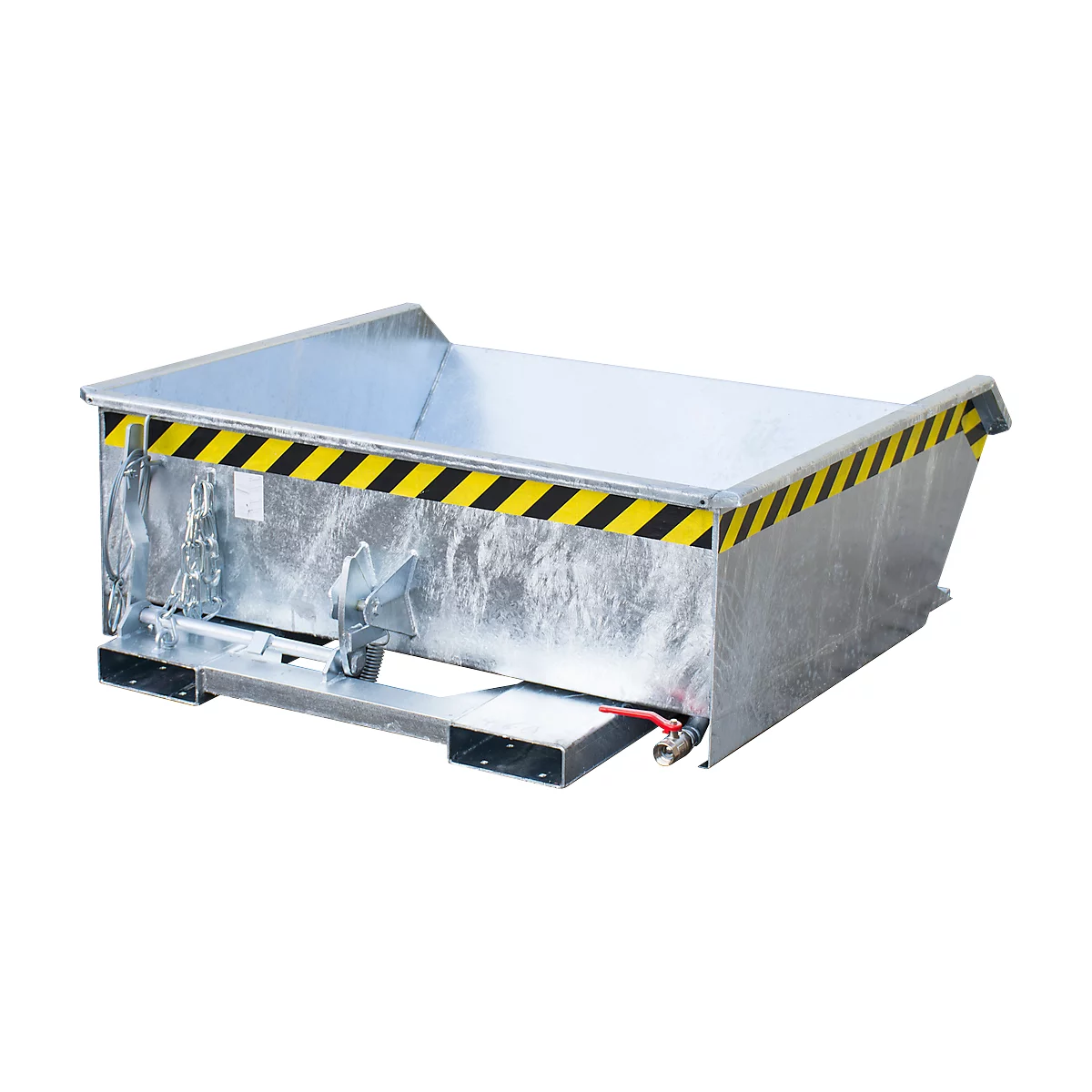 Spaanbak Bauer SMGU 460, olie- & waterdicht gelast, 460l, gegalvaniseerd