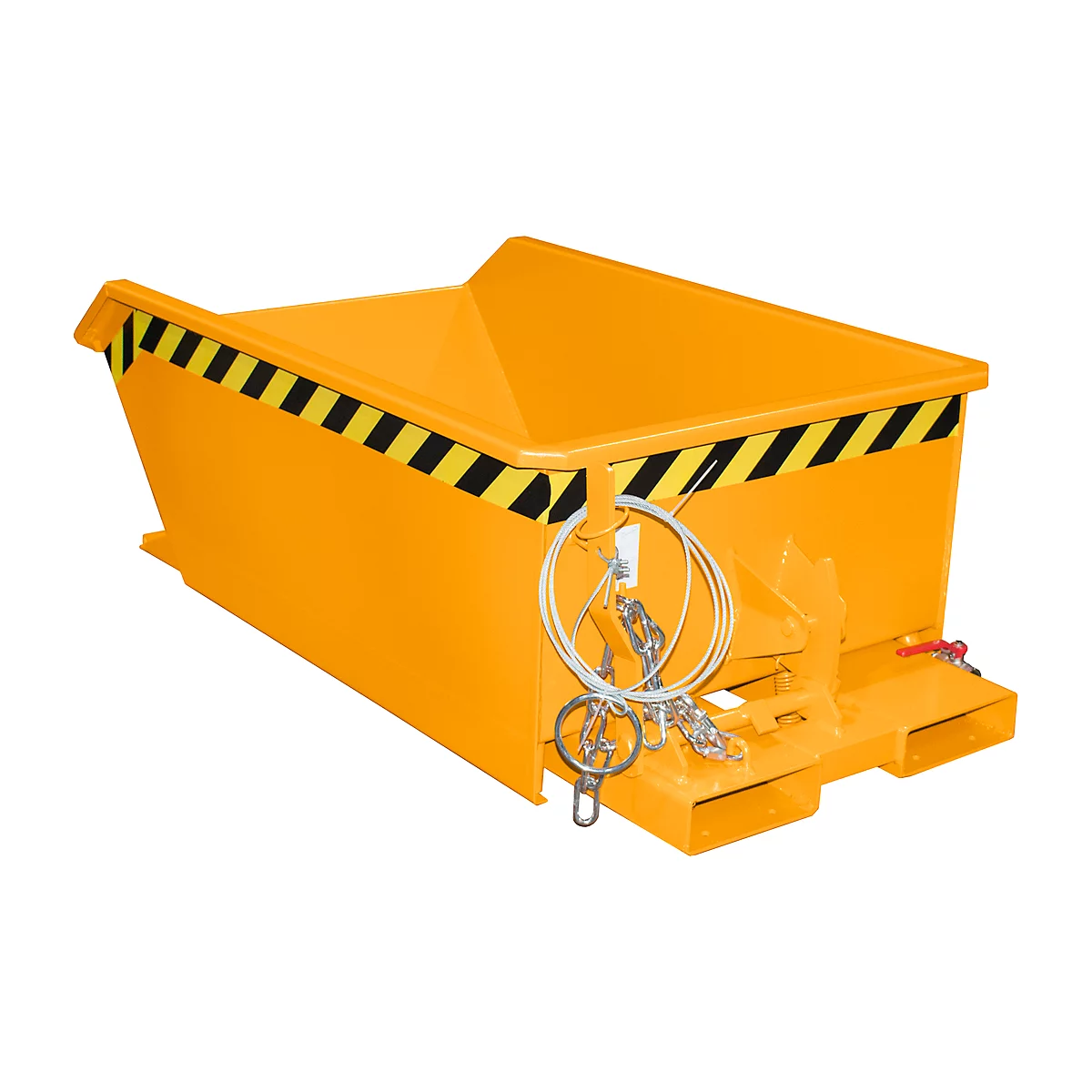 Späne-Behälter Bauer SMGU 230, öl- & wasserdicht verschweißt, 230 l, orange