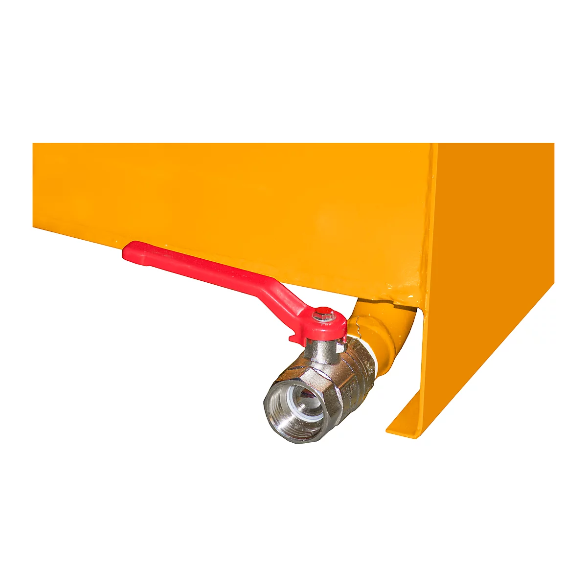 Späne-Behälter Bauer SMGU 230, öl- & wasserdicht verschweißt, 230 l, orange
