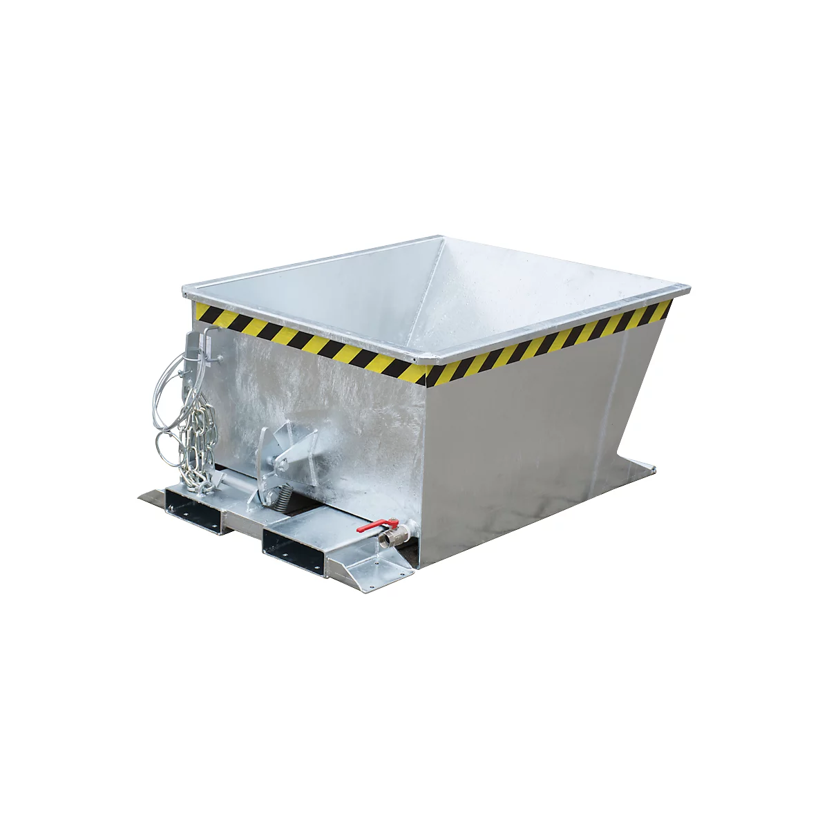 Späne-Kippbehälter SGU-RZ30, für Routenzüge, öl- und wasserdicht, 300 l, feuerverzinkt