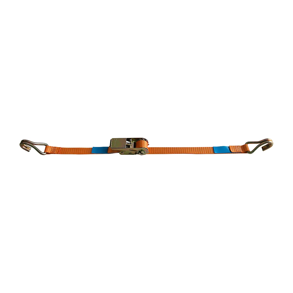 Spanband met ratel, 50 mm, 2-delig, met punthaken, 8 m