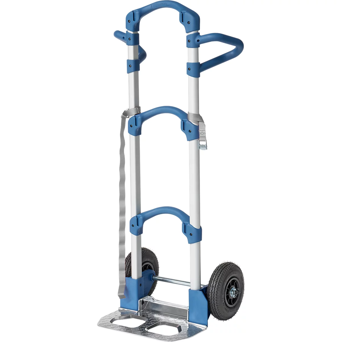 Spanband voor ladingbeveiliging voor Fetra 'Wuppi' steekwagen, tweedelig, vast uiteinde 0,3 m, los uiteinde 2,5 m lang