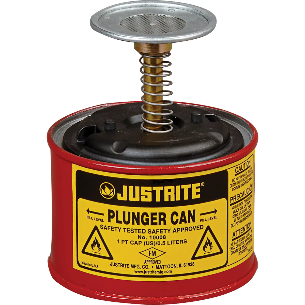 Sparanfeuchter Premium Line, Polyethylen, rot, 1 l, Ø 141 x H 210 mm, federnd gelagerter Tränkteller
