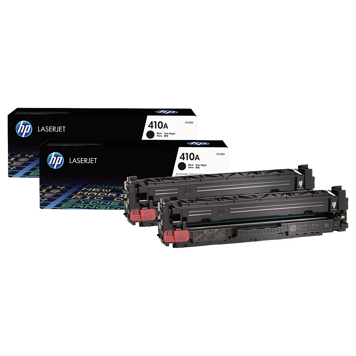 Sparpaket 2 x HP 410A CF410A Tonermodul schwarz, original