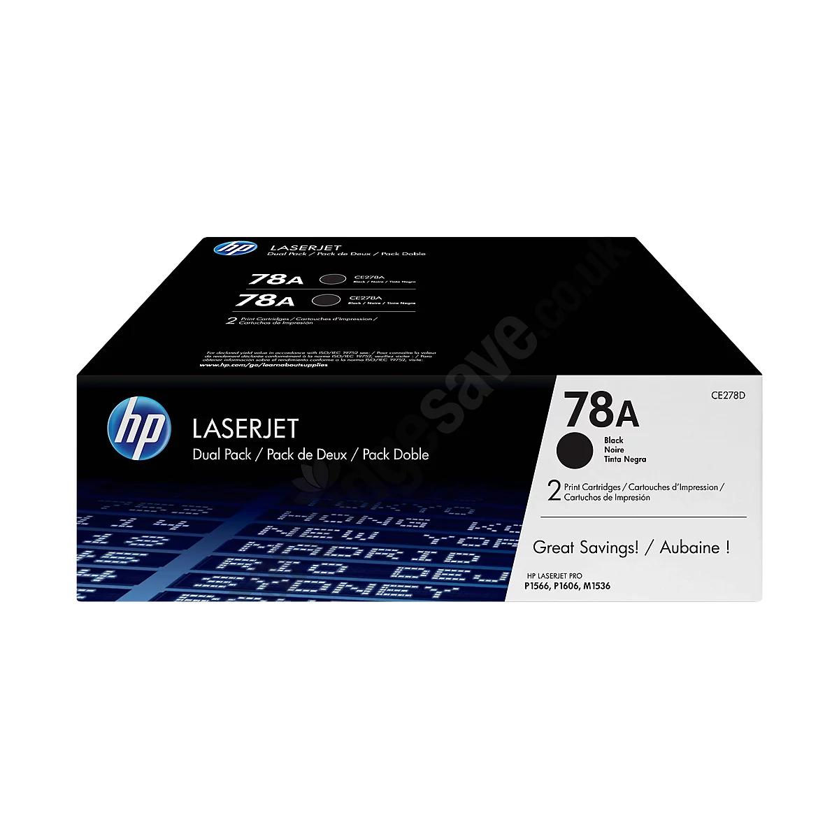 Sparpaket 2x HP LaserJet CE278AD Toner schwarz, original