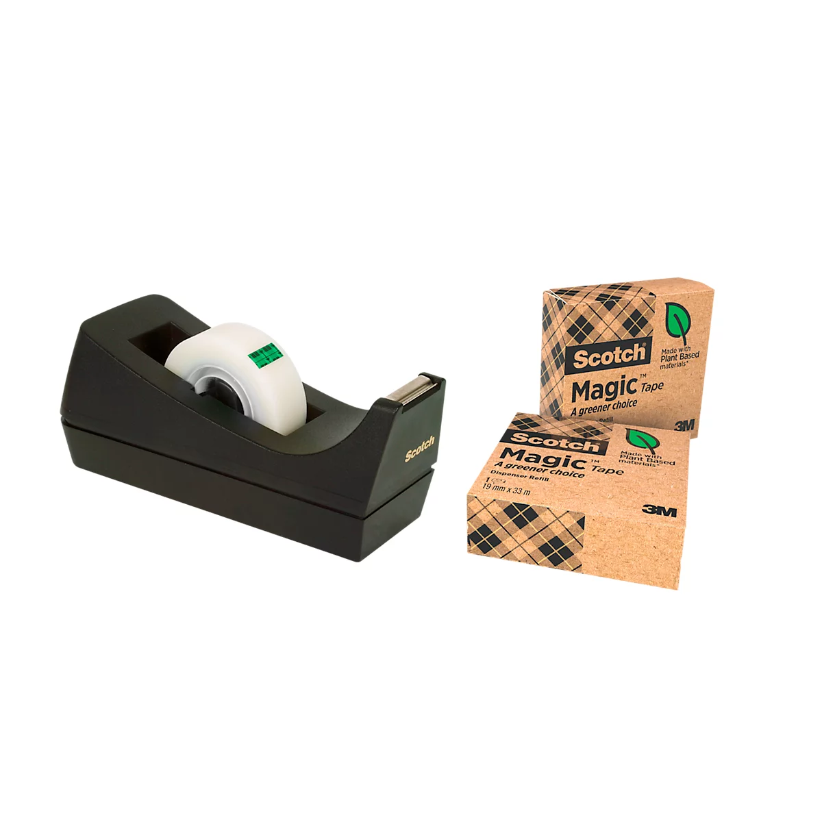 Sparset Tischabroller Scotch® + 3 Rollen Scotch® Klebeband Magic™