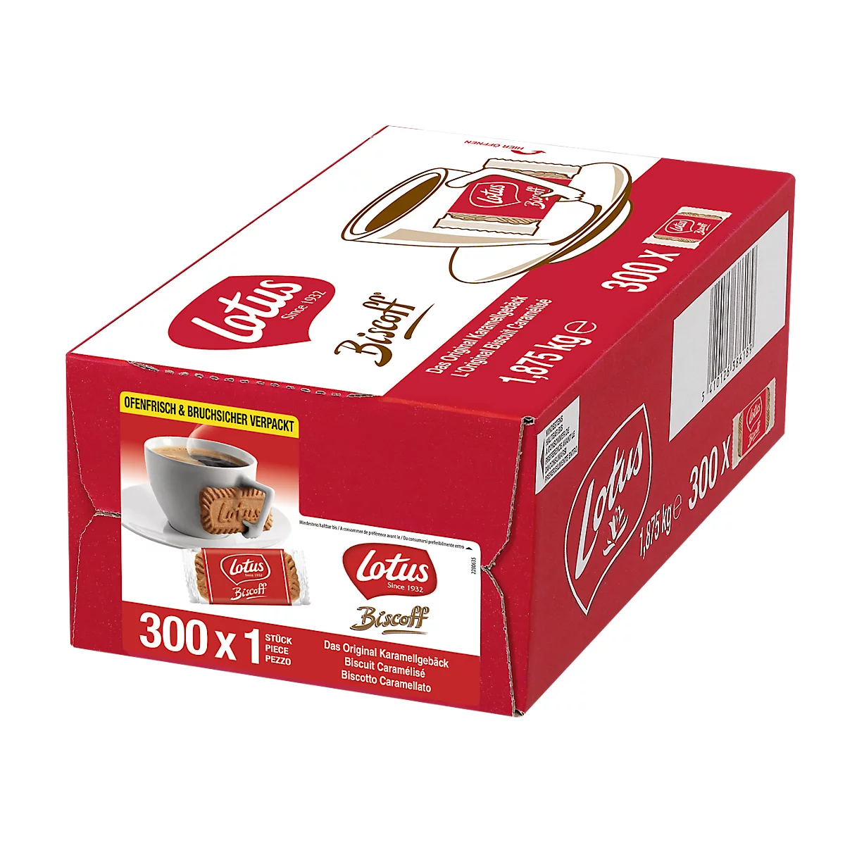 Lotus speculoos avec chocolat, boîte de 200 pièces