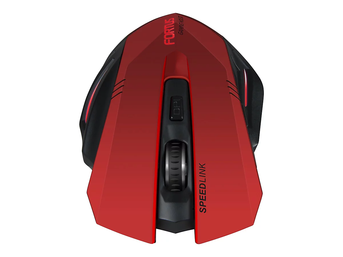 SPEEDLINK FORTUS Gaming - Maus - Für Rechtshänder - optisch - 5 Tasten - 2.4 GHz