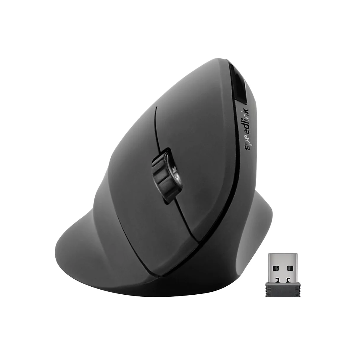 SPEEDLINK PIAVO - Vertikale Maus - ergonomisch - Für Rechtshänder - optisch - 5 Tasten