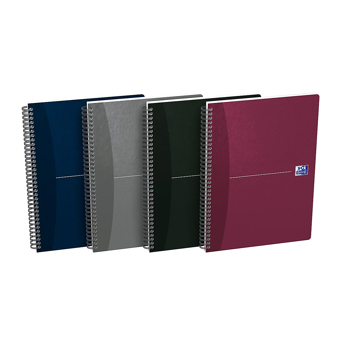 Spiralbuch Oxford Office Essentials B5 Softcover, 90 g/m², 90 Blatt, SCRIBZEE® kompatibel, punktkariert, 5 Stück