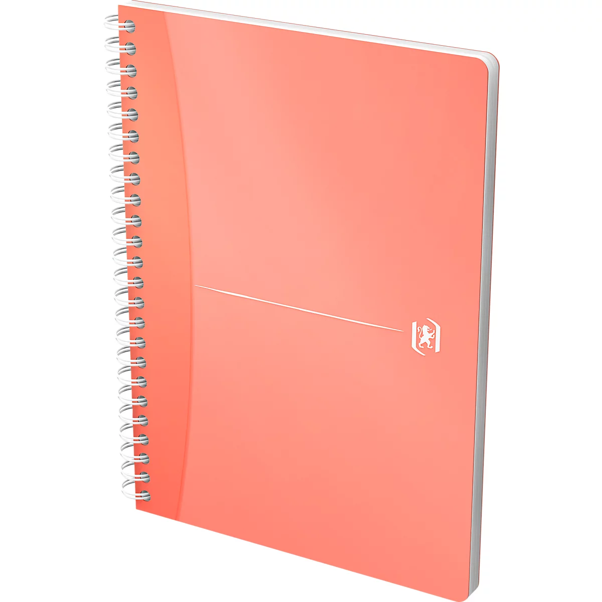 Spiralbuch OXFORD Office MyColours A5, Format A5, Doppelbindung, 90 Blatt kariert, weiß, SCRIBZEE®-kompatibel, EU ECO Label, farbsortierte Deckel, 5 Stück